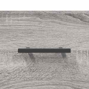 Nočna omarica 2 kosa siva sonoma 40x35x47,5 cm inženirski les - slika 10