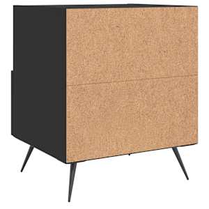 Noční stolky 2 ks černé 40 x 35 x 47,5 cm kompozitní dřevo - obrázek 9