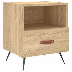 Noční stolky 2 ks dub sonoma 40 x 35 x 47,5 cm kompozitní dřevo - obrázek 5