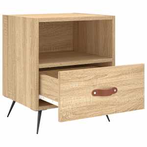 Noční stolky 2 ks dub sonoma 40 x 35 x 47,5 cm kompozitní dřevo - obrázek 8