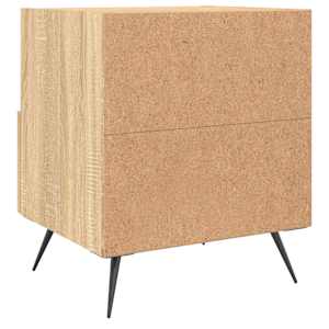 Noční stolky 2 ks dub sonoma 40 x 35 x 47,5 cm kompozitní dřevo - obrázek 9