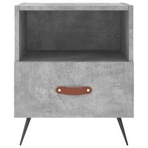 Noční stolky 2 ks betonově šedé 40x35x47,5 cm kompozitní dřevo - obrázek 6