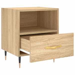 Noční stolky 2 ks dub sonoma 40 x 35 x 47,5 cm kompozitní dřevo - obrázek 7