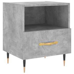 Noční stolky 2 ks betonově šedé 40x35x47,5 cm kompozitní dřevo - obrázek 5