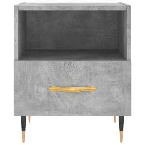 Noční stolky 2 ks betonově šedé 40x35x47,5 cm kompozitní dřevo - obrázek 6