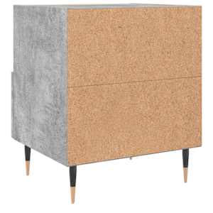 Noční stolky 2 ks betonově šedé 40x35x47,5 cm kompozitní dřevo - obrázek 9