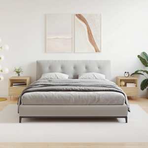 Nočna omarica 2 kosa sonoma hrast 40x35x47,5 cm inženirski les