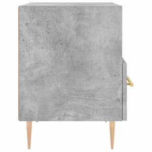 Noční stolek betonově šedý 40 x 35 x 47,5 cm kompozitní dřevo - obrázek 5