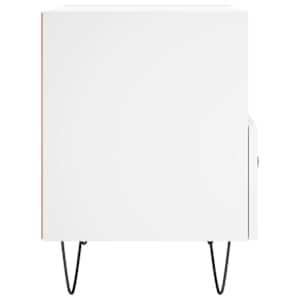 Noční stolky 2 ks bílé 40 x 35 x 47,5 cm kompozitní dřevo - obrázek 8