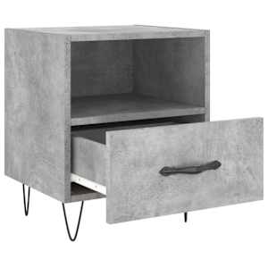 Noční stolky 2 ks betonově šedé 40x35x47,5 cm kompozitní dřevo - obrázek 5