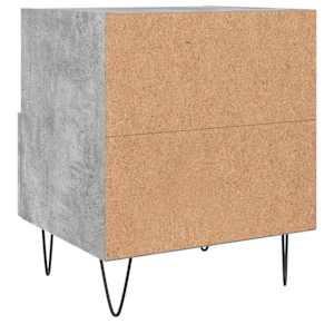 Noční stolky 2 ks betonově šedé 40x35x47,5 cm kompozitní dřevo - obrázek 9