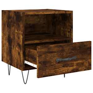 Noční stolky 2 ks kouřový dub 40x35x47,5 cm kompozitní dřevo - obrázek 5