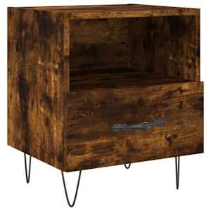 Noční stolky 2 ks kouřový dub 40x35x47,5 cm kompozitní dřevo - obrázek 6