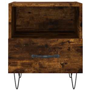 Noční stolky 2 ks kouřový dub 40x35x47,5 cm kompozitní dřevo - obrázek 7