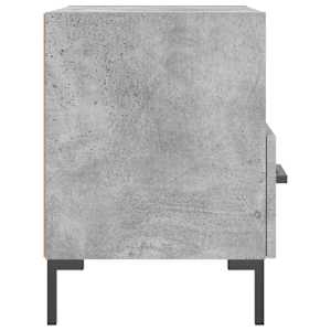Noční stolky 2 ks betonově šedé 40x35x47,5 cm kompozitní dřevo - obrázek 8