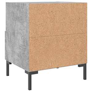 Noční stolky 2 ks betonově šedé 40x35x47,5 cm kompozitní dřevo - obrázek 9