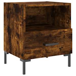 Noční stolky 2 ks kouřový dub 40x35x47,5 cm kompozitní dřevo - obrázek 6