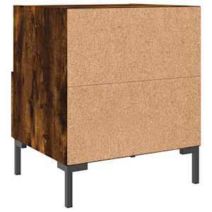 Noční stolky 2 ks kouřový dub 40x35x47,5 cm kompozitní dřevo - obrázek 9