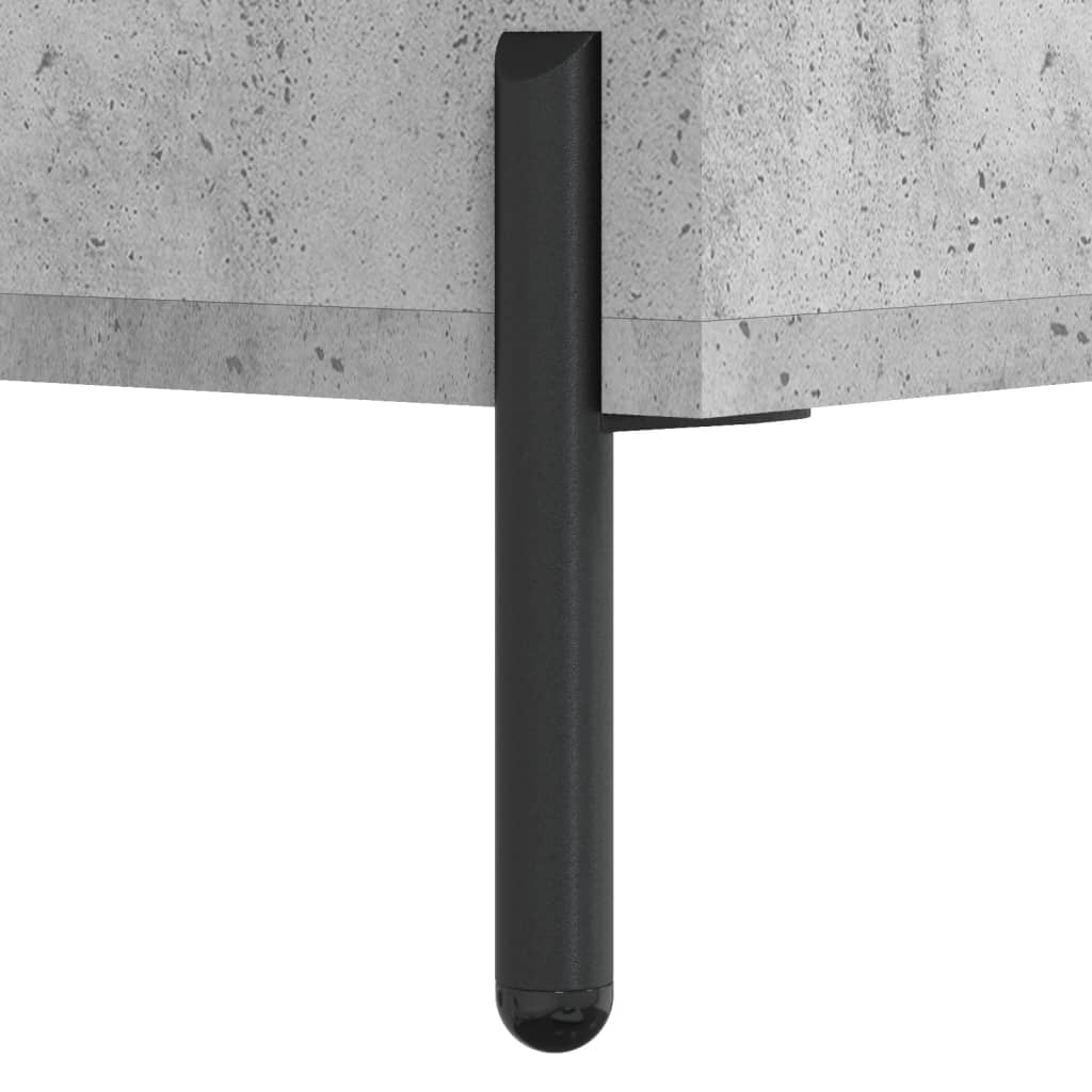 Szafki nocne, 2 szt., szarość betonu, 40x35x47,5 cm