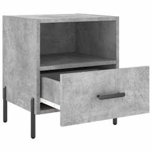 Noční stolky 2 ks betonově šedé 40x35x47,5 cm kompozitní dřevo - obrázek 5
