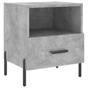Noční stolky 2 ks betonově šedé 40x35x47,5 cm kompozitní dřevo - obrázek 6