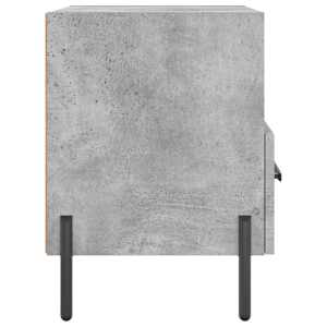 Noční stolky 2 ks betonově šedé 40x35x47,5 cm kompozitní dřevo - obrázek 8