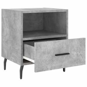 Noční stolky 2 ks betonově šedé 40x35x47,5 cm kompozitní dřevo - obrázek 5
