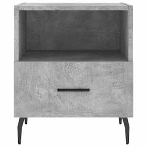 Noční stolky 2 ks betonově šedé 40x35x47,5 cm kompozitní dřevo - obrázek 7