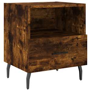 Noční stolky 2 ks kouřový dub 40x35x47,5 cm kompozitní dřevo - obrázek 6
