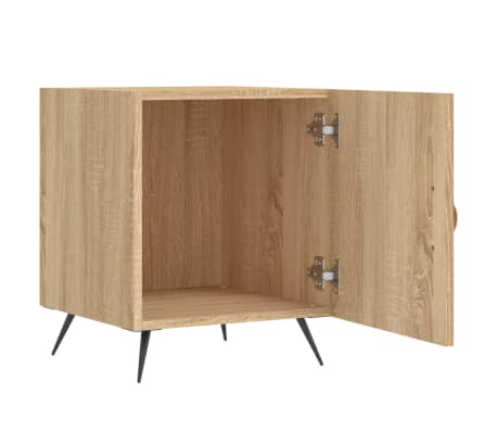 vidaXL Noptieră, stejar sonoma, 40x40x50 cm, lemn compozit