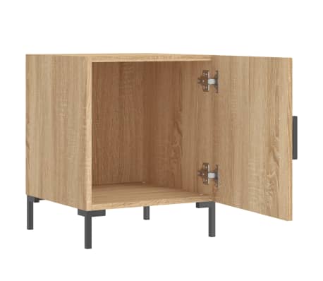 vidaXL Noćni ormarić boja hrasta sonome 40x40x50 cm konstruirano drvo