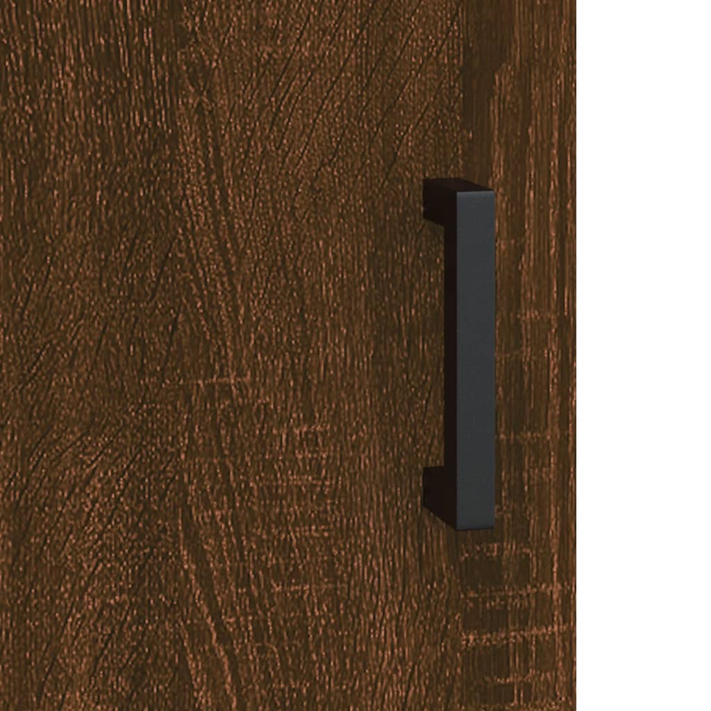 Szafka nocna, brązowy dąb, 40x40x50 cm, materiał drewnopochodny