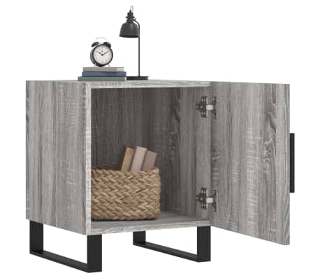 vidaXL Noćni ormarić boja hrasta sonome 40x40x50 cm konstruirano drvo