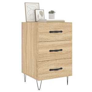 vidaXL Κομοδίνο Sonoma Δρυς 40 x 40 x 66 εκ. από Επεξεργασμένο Ξύλο