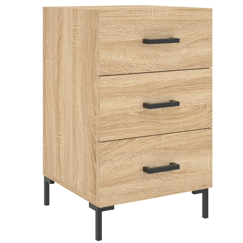vidaXL Noční stolek dub sonoma 40 x 40 x 66 cm kompozitní dřevo