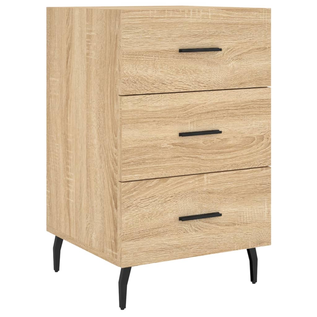 vidaXL Noční stolek dub sonoma 40 x 40 x 66 cm kompozitní dřevo