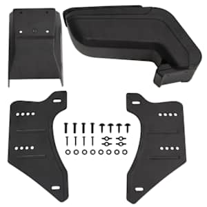 vidaXL auto k&auml;etugi, universaalne, must, 14 x 30 x (32-48,5) cm, ABS