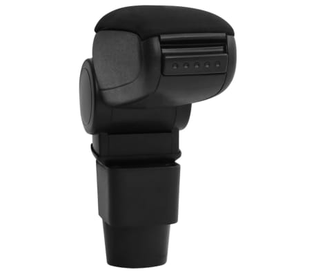 vidaXL Bracciolo per Auto Nero 13x31x(30,5-48) cm in ABS