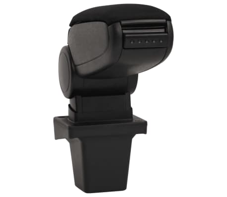 vidaXL Loketn&iacute; opěrka do auta čern&aacute; 14 x 33 x (32&ndash;48,5) cm ABS