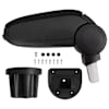 vidaXL auto k&auml;etugi, must, 13,5 x 32,5 x (31-46,5) cm, ABS