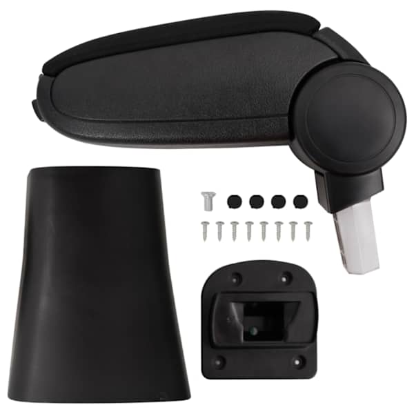 vidaXL auto k&auml;etugi, must, 16 x 36 x (41-57) cm, ABS