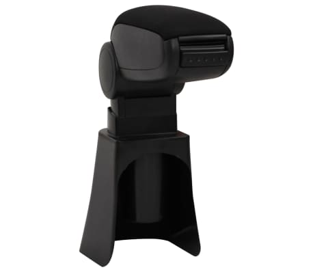 vidaXL Τεμπέλης Αυτοκινήτου Μαύρος 16 x 36 x (41-57) εκ. από ABS