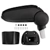 vidaXL auto k&auml;etugi, must, 14,5 x 31,5 x (30&ndash;48) cm, ABS