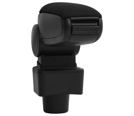 vidaXL automa&scaron;īnas roku balsts, melns, 13x32x(32,5-49) cm, ABS