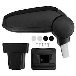 vidaXL auto k&auml;etugi, must, 11,5 x 32 x (30-50)cm, ABS