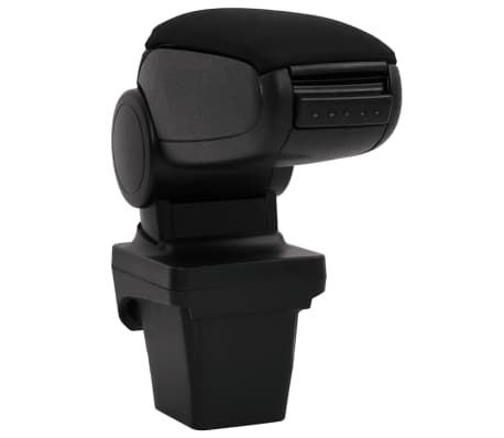 vidaXL Car Armrest Black 13x33x(31-48) cm ABS