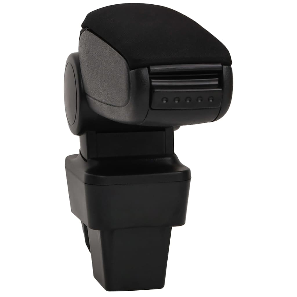 vidaXL Cotieră auto, negru, 13x34x(33-46) cm ABS