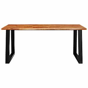 Jídelní stůl s živou hranou 180x90x75 cm masivní akáciové dřevo - obrázek 4