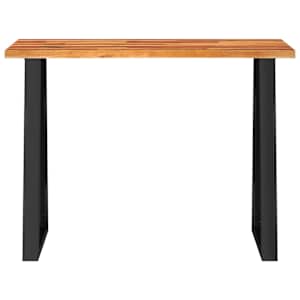 Konzolový stůl s živou hranou 110 x 35 x 80 cm masivní akácie - obrázek 4