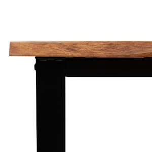 Konzolový stůl s živou hranou 110 x 35 x 80 cm masivní akácie - obrázek 8
